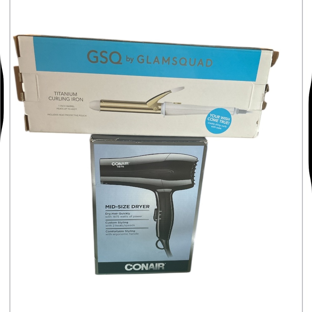 Black Mid-Size Hair Dryer
